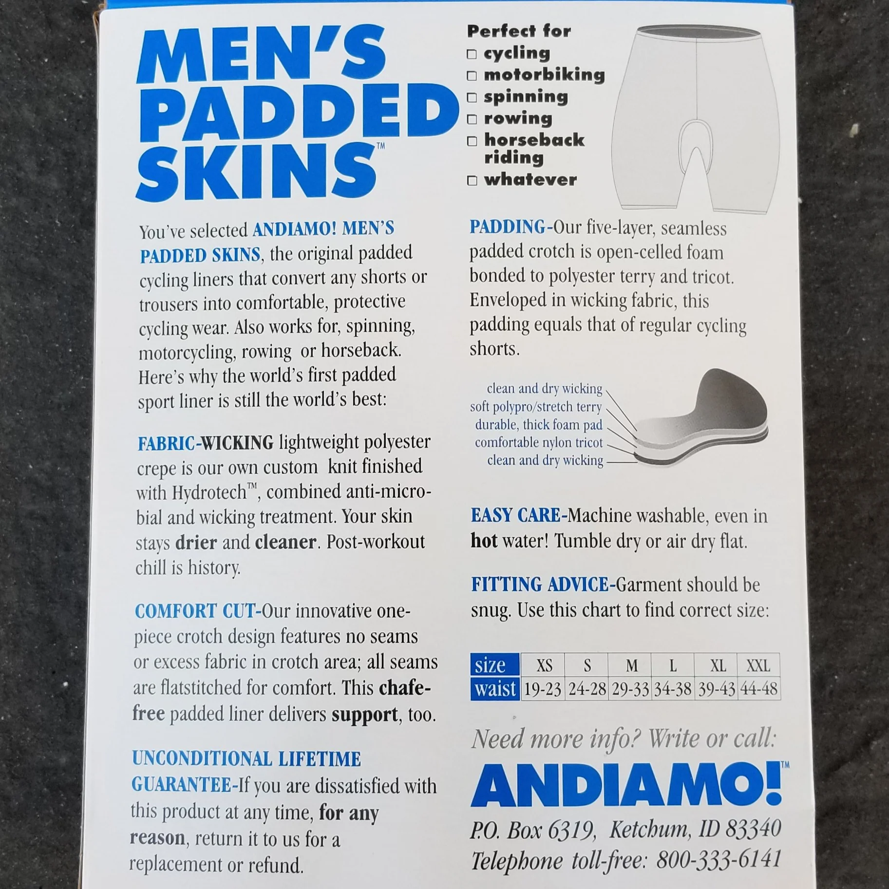 Andiamo riding undies, Black - Image 6
