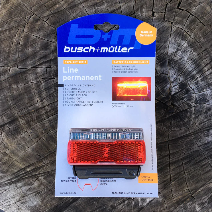 no Light - Rear - B&M Toplight Line Permanent Rack-mount