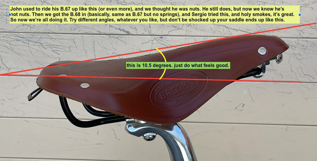 Brooks B68 Saddle - Image 4