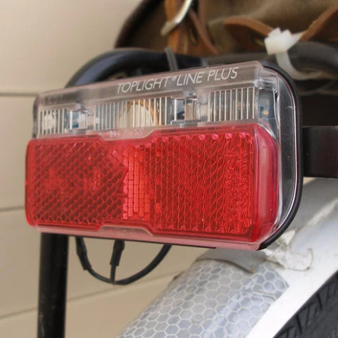 Light - Dyno Busch & Müller Toplight Line Brake Plus Brake Tec - tail light, rack mount