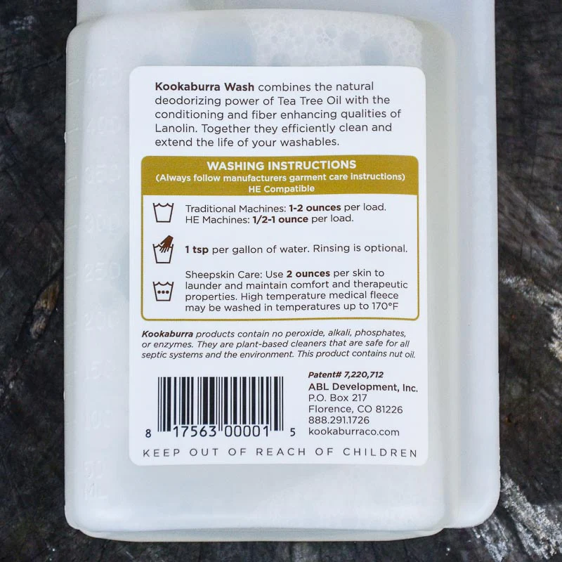 WOOL WASHING SOAP. KOOKABURRA. 16oz. - Image 3