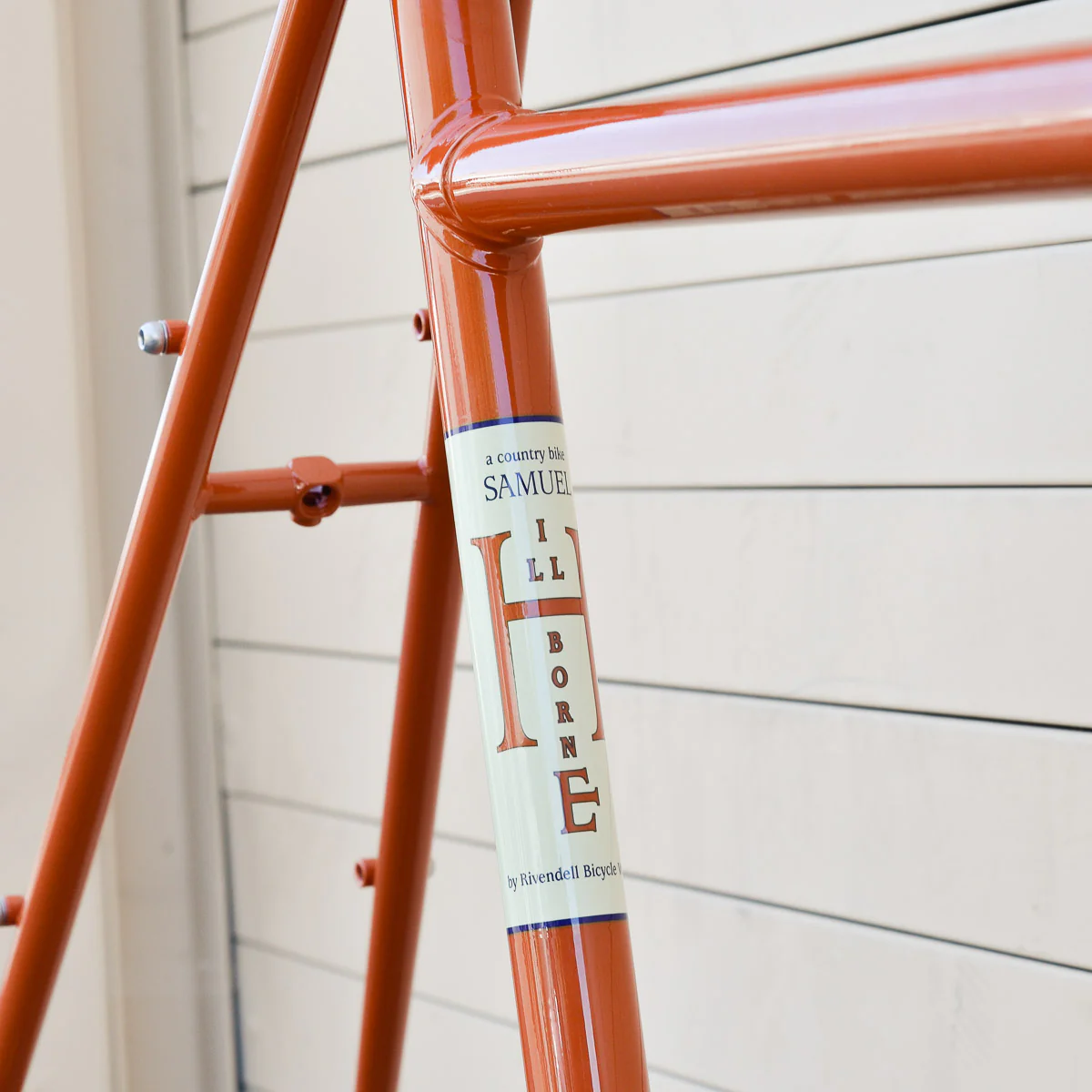 Frame - Sam Hillborne - 62cm Orange, Sidepull - No Frame Prep - Image 4